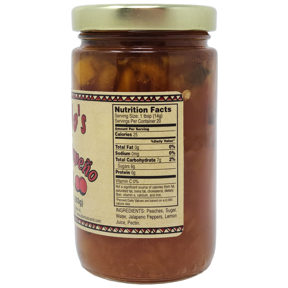 Alberto's Peach Jalapeno Jam-10 oz. - Healthy Heart Market