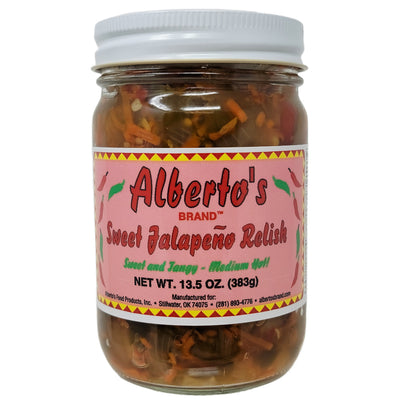 Alberto's Sweet Jalapeno Relish - Medium-13.5 oz.