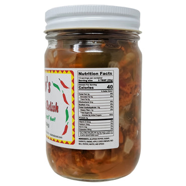 Alberto's Sweet Jalapeno Relish -Sweet and Tangy-12.5 oz.