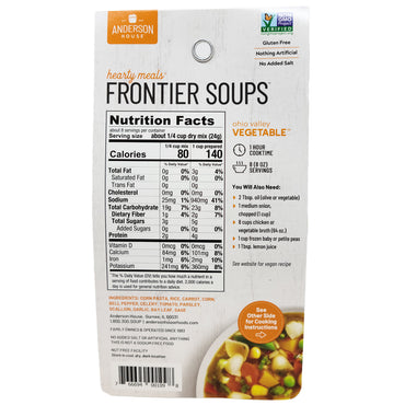 Frontier Soups Ohio Valley Vegetable Soup-7 oz.