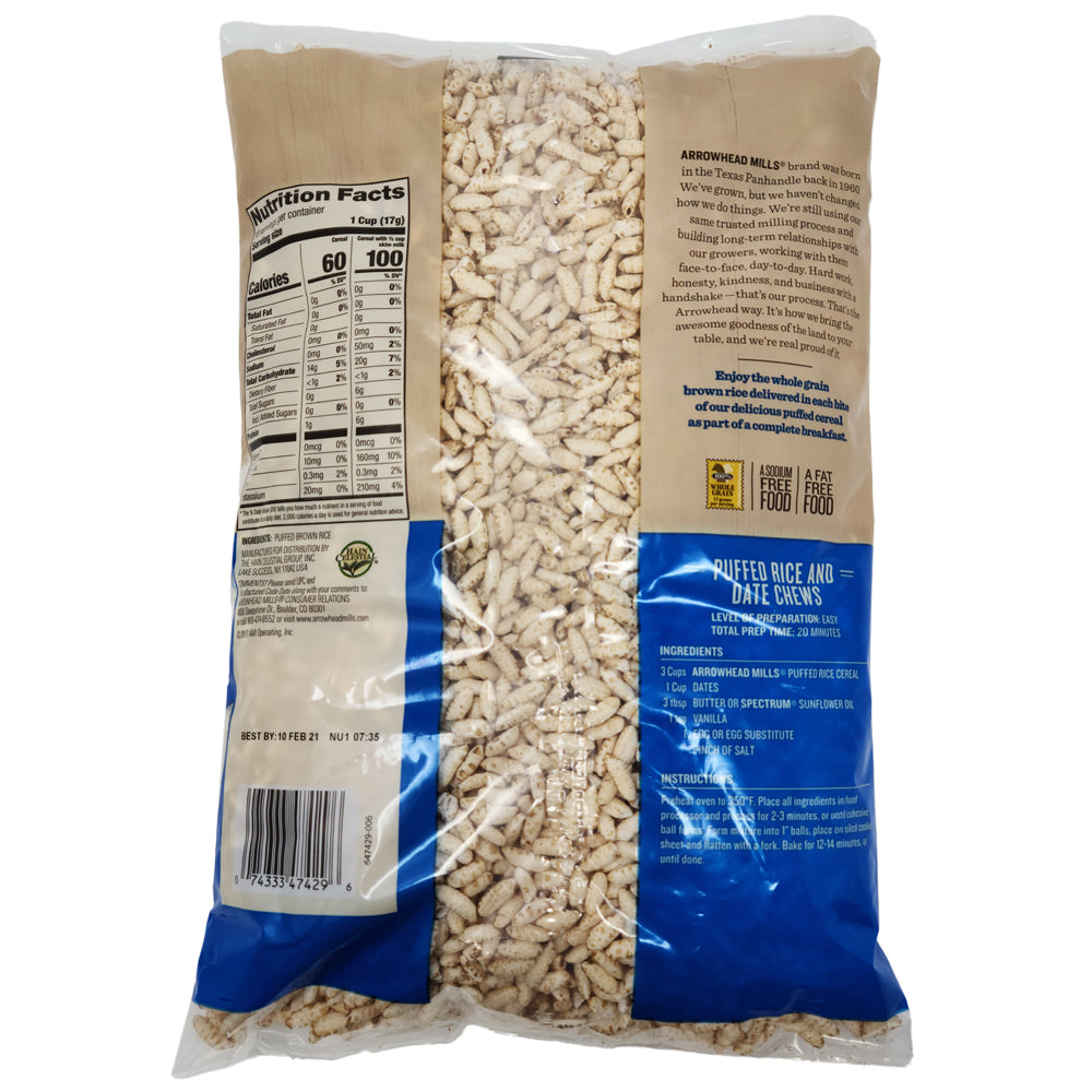 Arrowhead Mills Puffed Rice-6 oz.