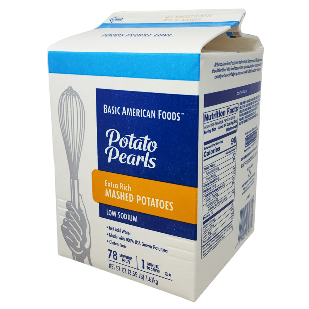 Basic American Basic American Foods Low Sodium Mashed Potatoes - 57oz – Healthy Heart ...