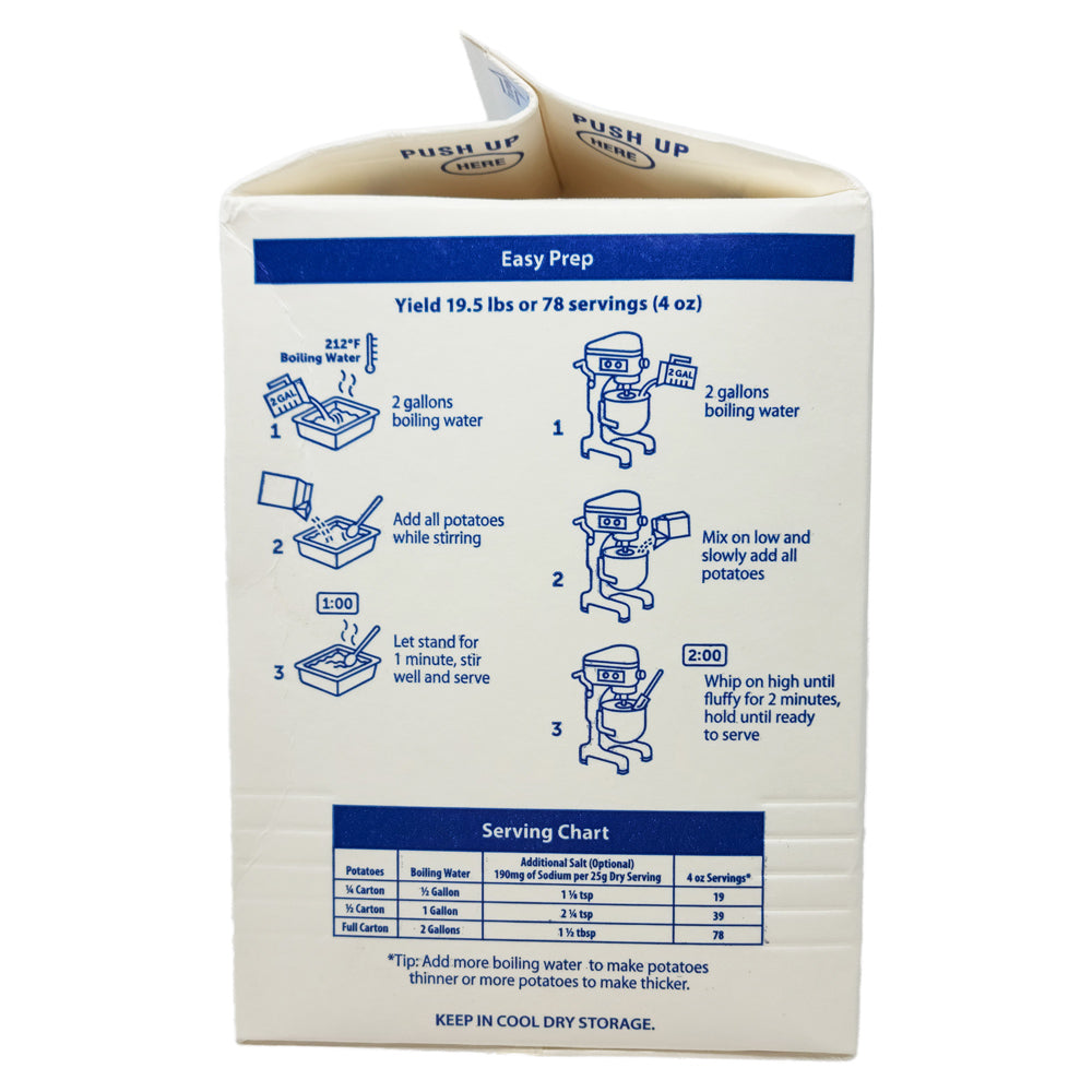 Basic American Basic American Foods Low Sodium Mashed Potatoes - 57oz – Healthy Heart ...