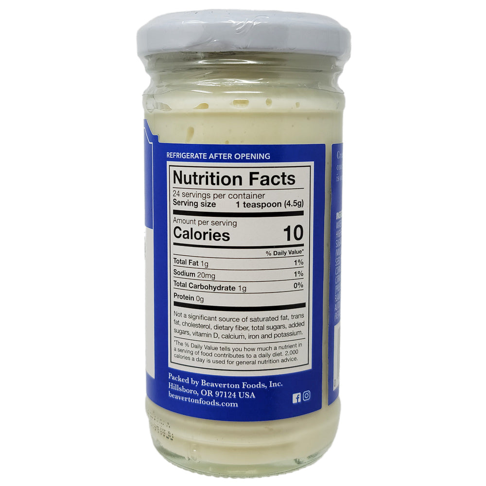 Beaver Brand Whipped Sour Cream Horseradish Sauce - 3.75oz.