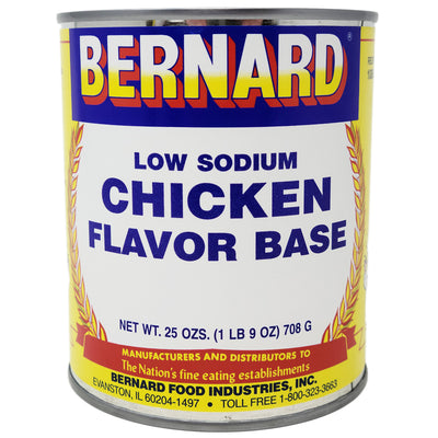 Bernard Low Sodium Chicken Flavor Base-25 oz.