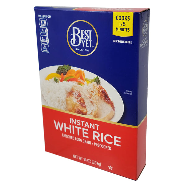 Best Yet Instant White Rice - 14oz - Healthy Heart Market
