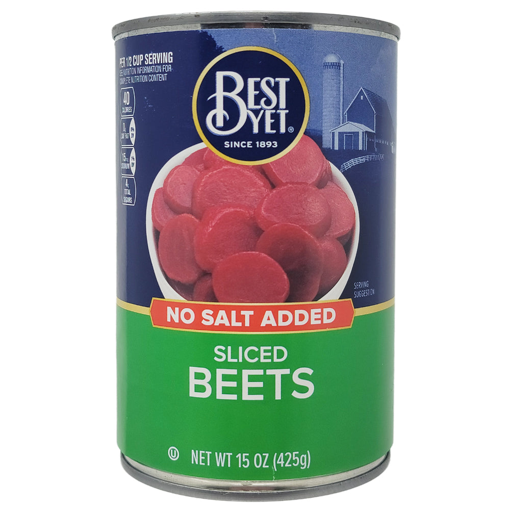 Best Yet Sliced Beets No Salt Added - 15oz