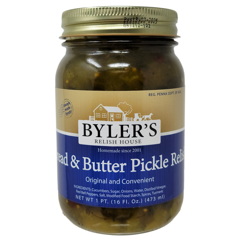 Byler's Bread & Butter Pickle Relish - 16oz.