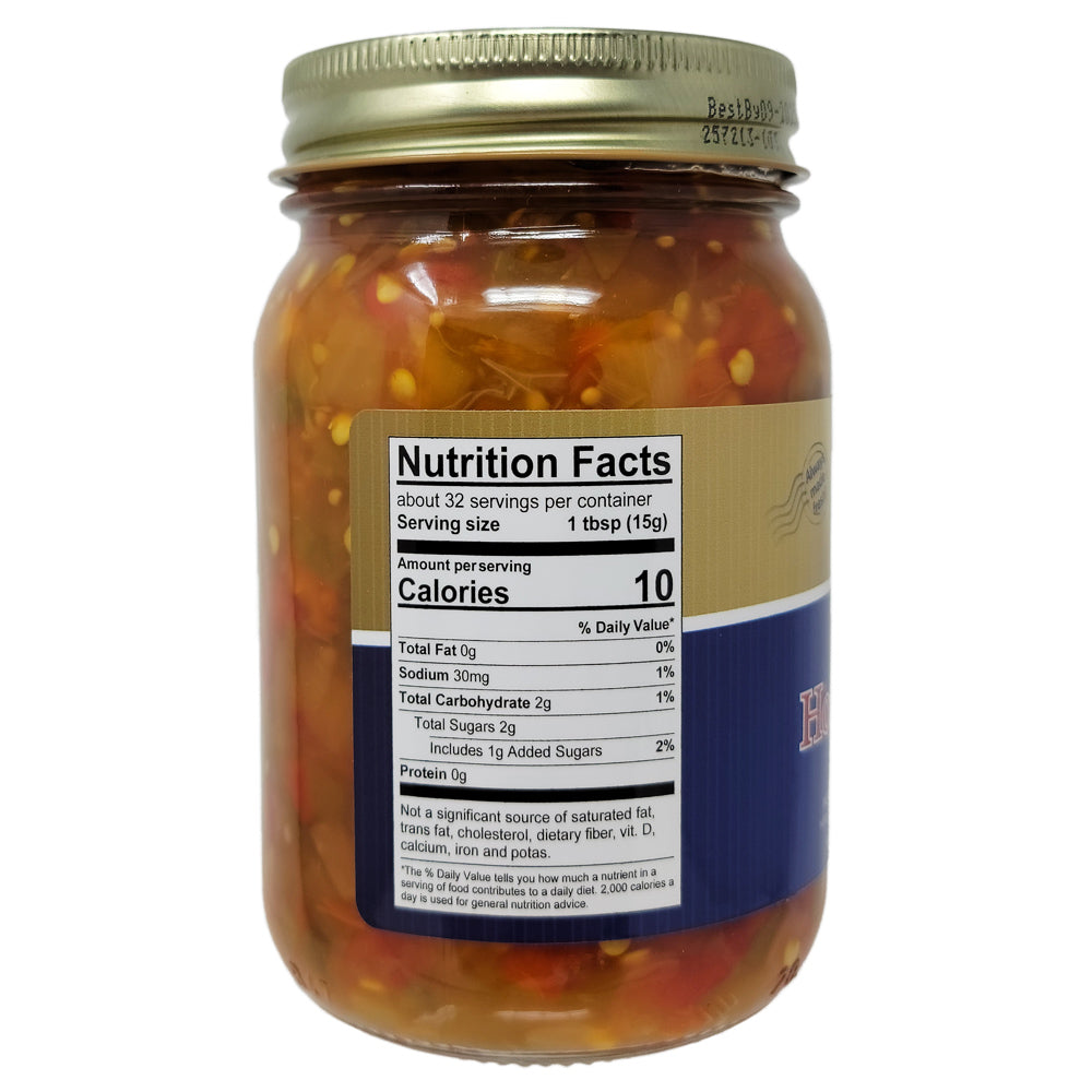 Byler's Hot Pepper Relish - 16oz.