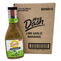 Case of 6 Dash Lime Garlic Salt Free Marinade - Manufacturer discontinued