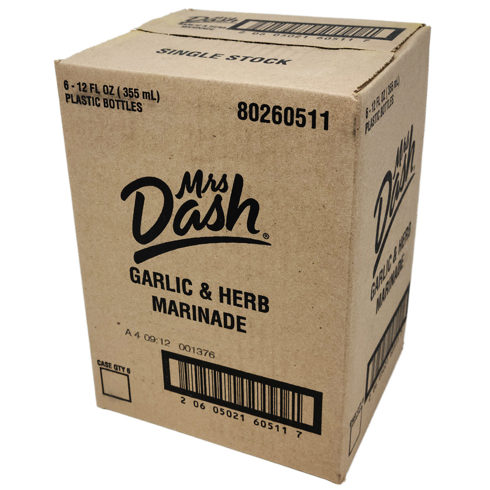 Case of 6 Mrs. Dash Garlic Herb Salt Free Marinade - Healthy Heart Market