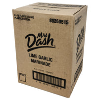 Case of 6 Dash Lime Garlic Salt Free Marinade - Manufacturer discontinued