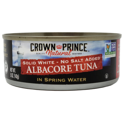 Crown Prince Albacore Tuna No Salt Added- 5oz.