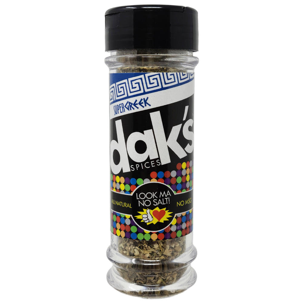 Dak's Super Greek Seasoning 1oz. Healthy Heart Market