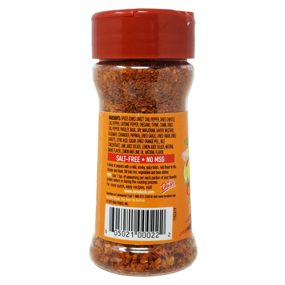 Dash Salt Free Southwest Chipotle Seasoning Blend-2.5 oz.