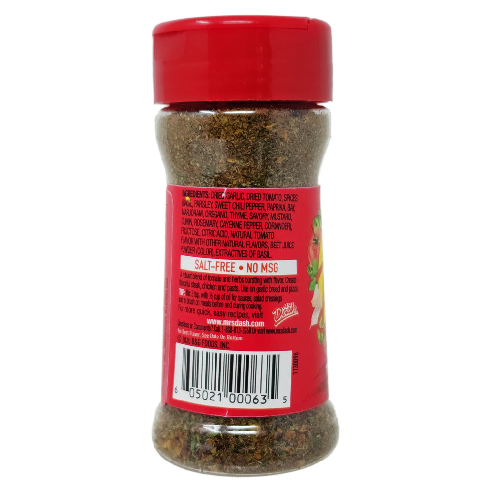 Dash Salt Free Tomato Basil Garlic Seasoning Blend-2 oz.