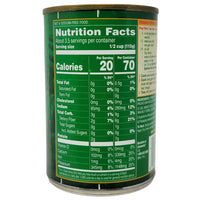 Del Monte No Salt Added Leaf Spinach- 13.5 oz.