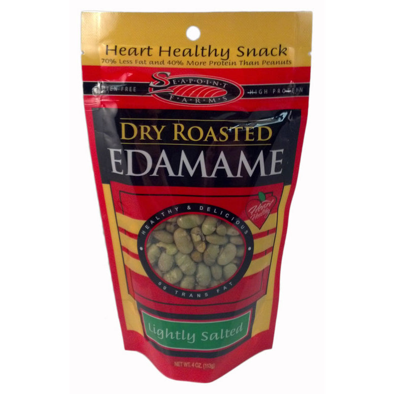 Dry Roasted Edamame Lightly Salted 4oz. Healthy Heart Market