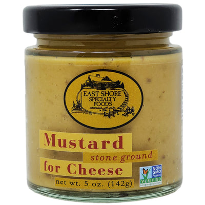 East Shore Stoneground Mustard for Cheese - 5 oz. - Healthy Heart Market