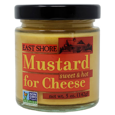 East Shore Sweet & Hot Mustard for Cheese - 5 oz. - Healthy Heart Market