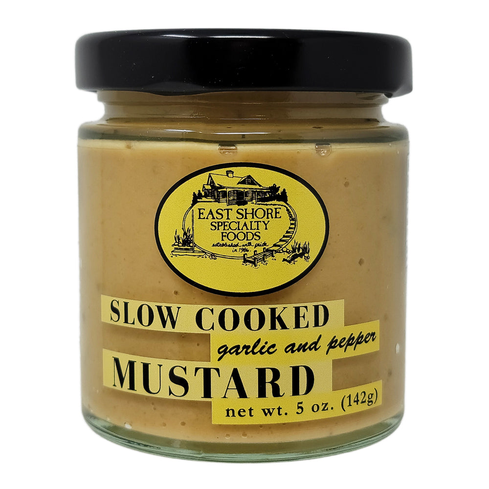 East Shore Garlic and Pepper Mustard-5 oz.