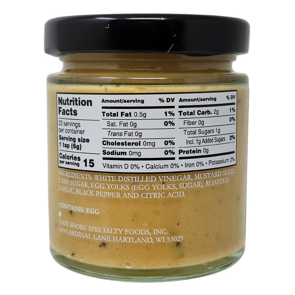 East Shore Garlic and Pepper Mustard-5 oz.