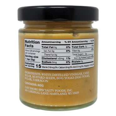 East Shore Mild with Tarragon Mustard-5 oz.