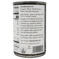 Eden No Salt Added Black Beans-15 oz.