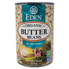 Eden No Salt Added Butter Beans-15 oz.