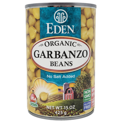 Eden No Salt Added Garbanzo Beans-15 oz.