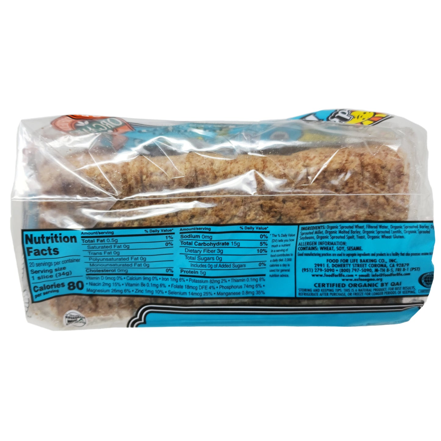 Food for Life Low Sodium Bread- 24oz
