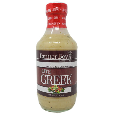 Farmer Boy Lite Greek Dressing-16 oz.