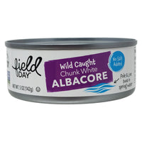 Field Day Organic No Salt Added Chunk White Albacore Tuna - 5oz.