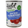 Field Day Organic Diced Tomatoes No Salt Added - 14.5 oz