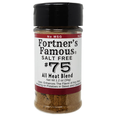 Fortner's Famous Salt-Free #75 Seasoning - 1.2oz.