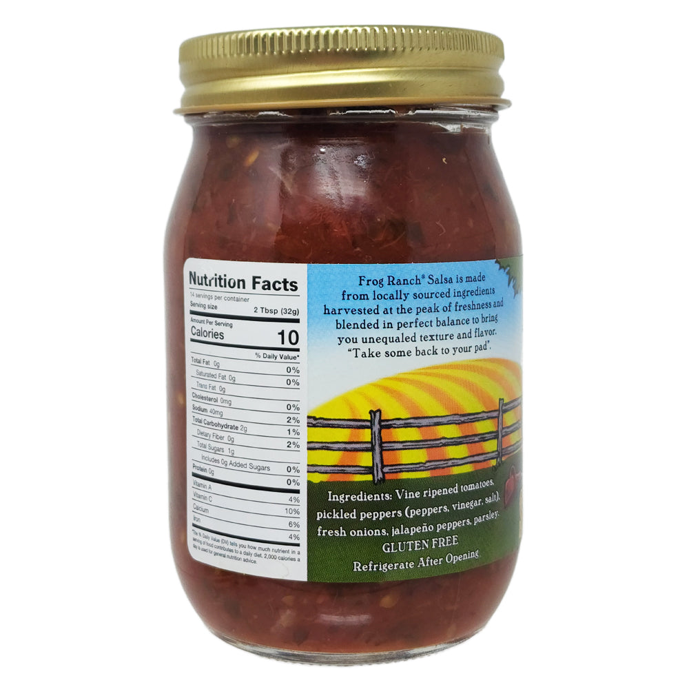 Frog Ranch Smoked Jalapeno Salsa-16 oz.