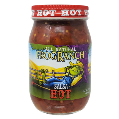 Frog Ranch Hot Salsa-16 oz.