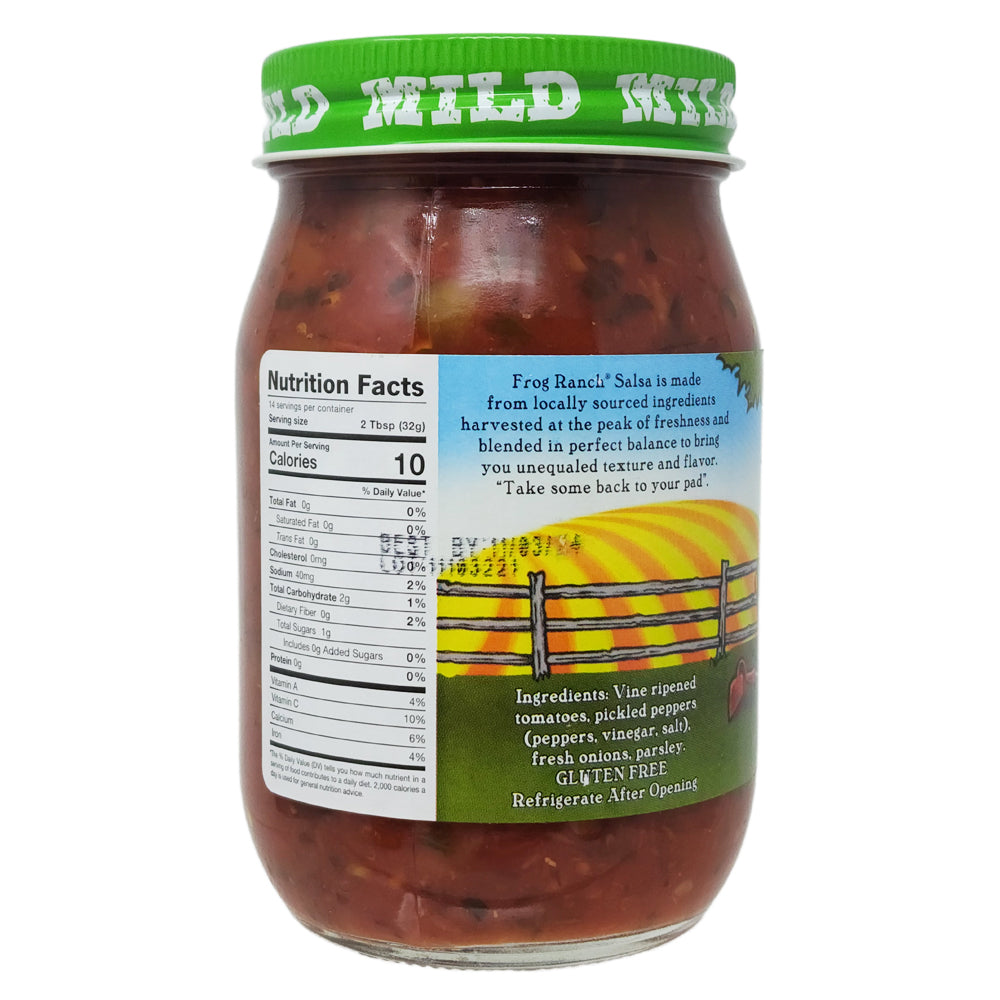 Frog Ranch Mild Salsa-16 oz.