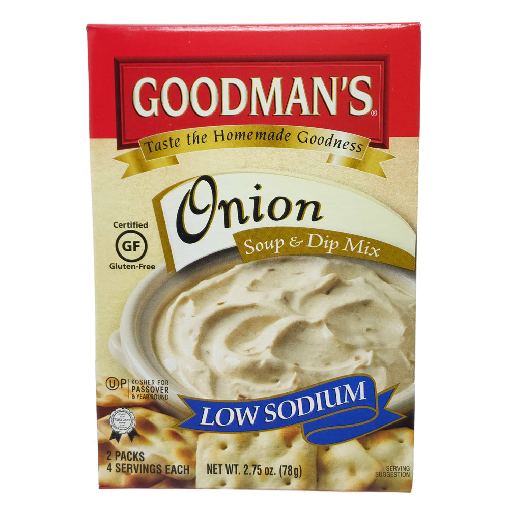 Goodman's Low Sodium Onion Soup and Dip Mix - 2.75oz - Healthy Heart Market