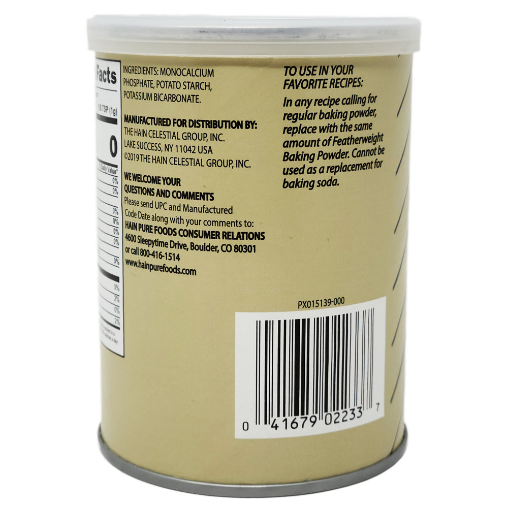 Hain Featherweight Baking Powder Sodium Free Healthy Heart Market