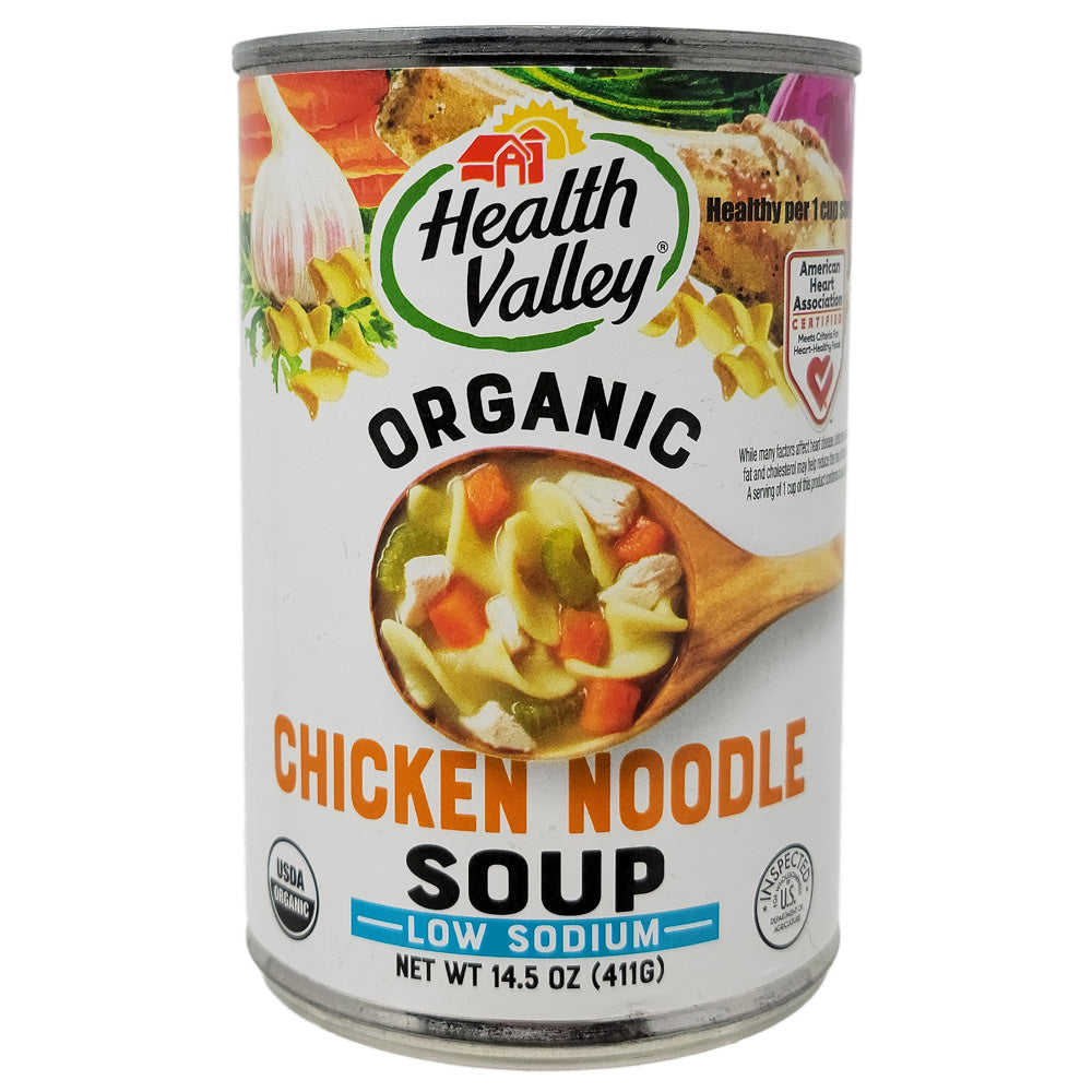Healthy Valley Organic Chicken Noodle Low Sodium - Healthy Heart