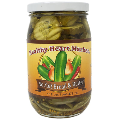 Healthy Heart Market No Salt Bread & Butter Pickle Chips - 16oz - Healthy Heart Market