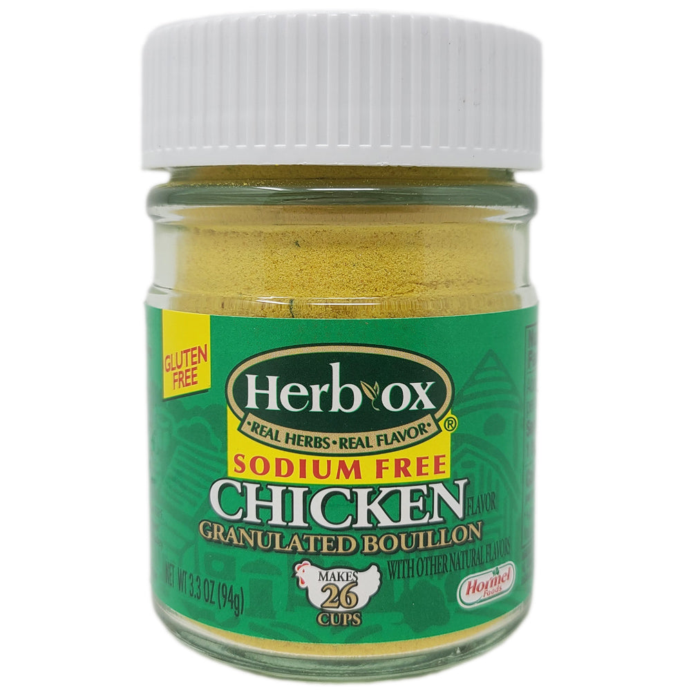 Herb Ox Chicken Granulated Bouillon in a jar- Sodium Free-3.3 oz.