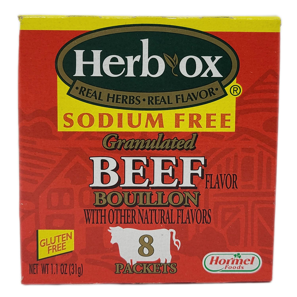 Herb Ox Sodium Free Beef Bouillon 8 pack - Healthy Heart Market