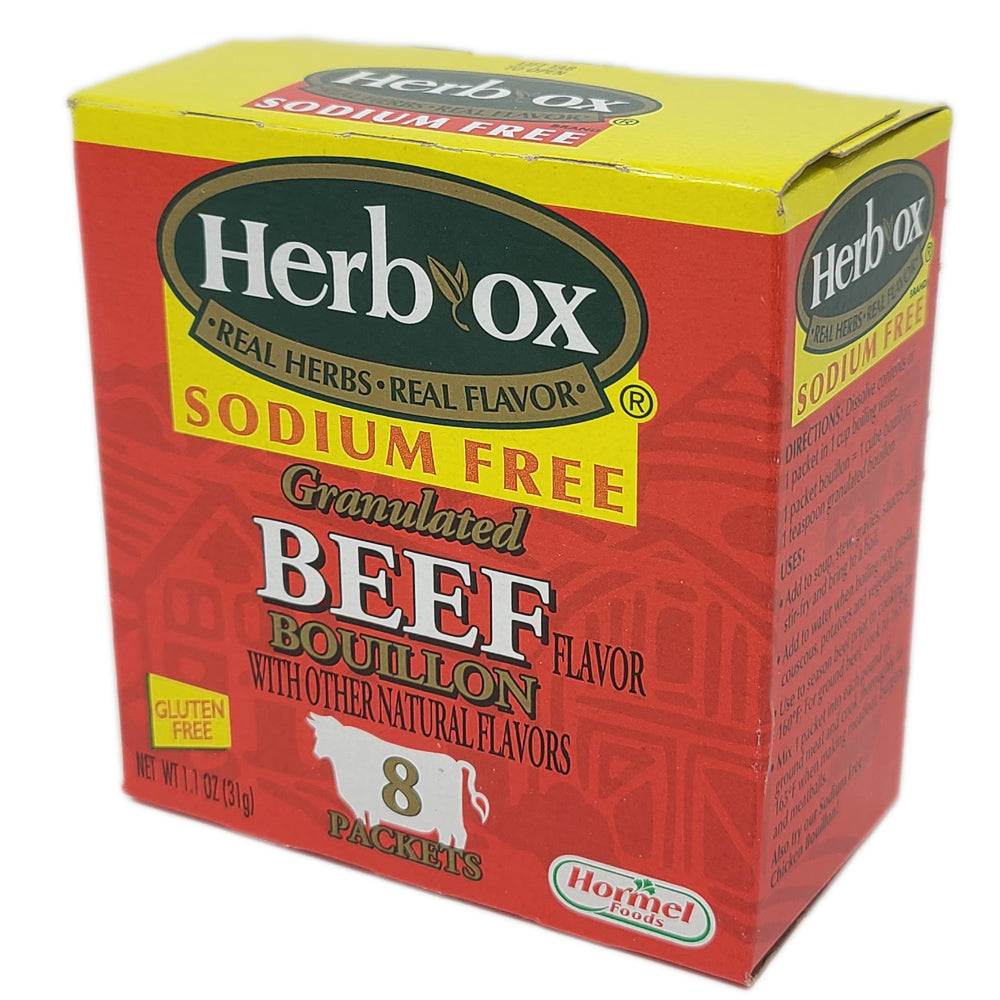 Herb-Ox Beef Bouillon 8 Packet Box-1.1 oz.