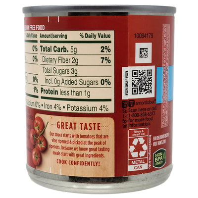 Hunt's No Salt Added Tomato Sauce-8 oz.