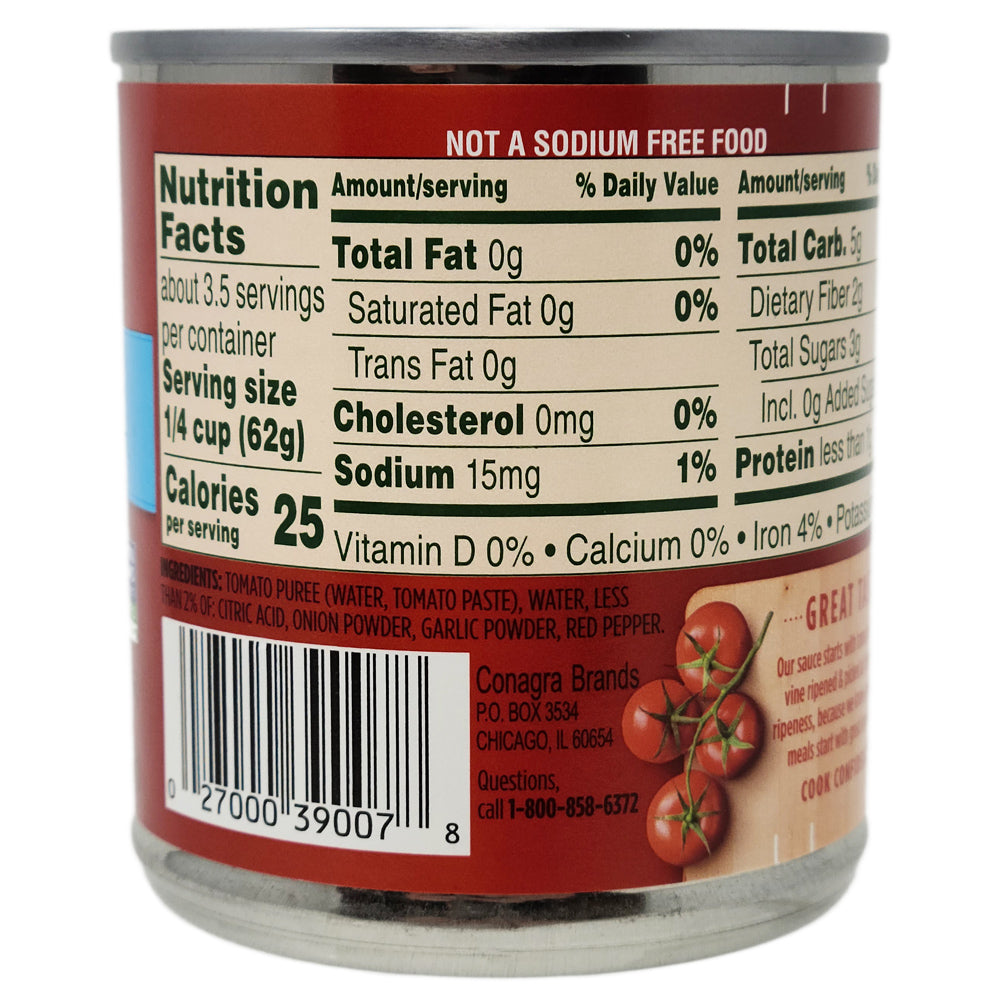 Hunt's No Salt Added Tomato Sauce-8 oz.