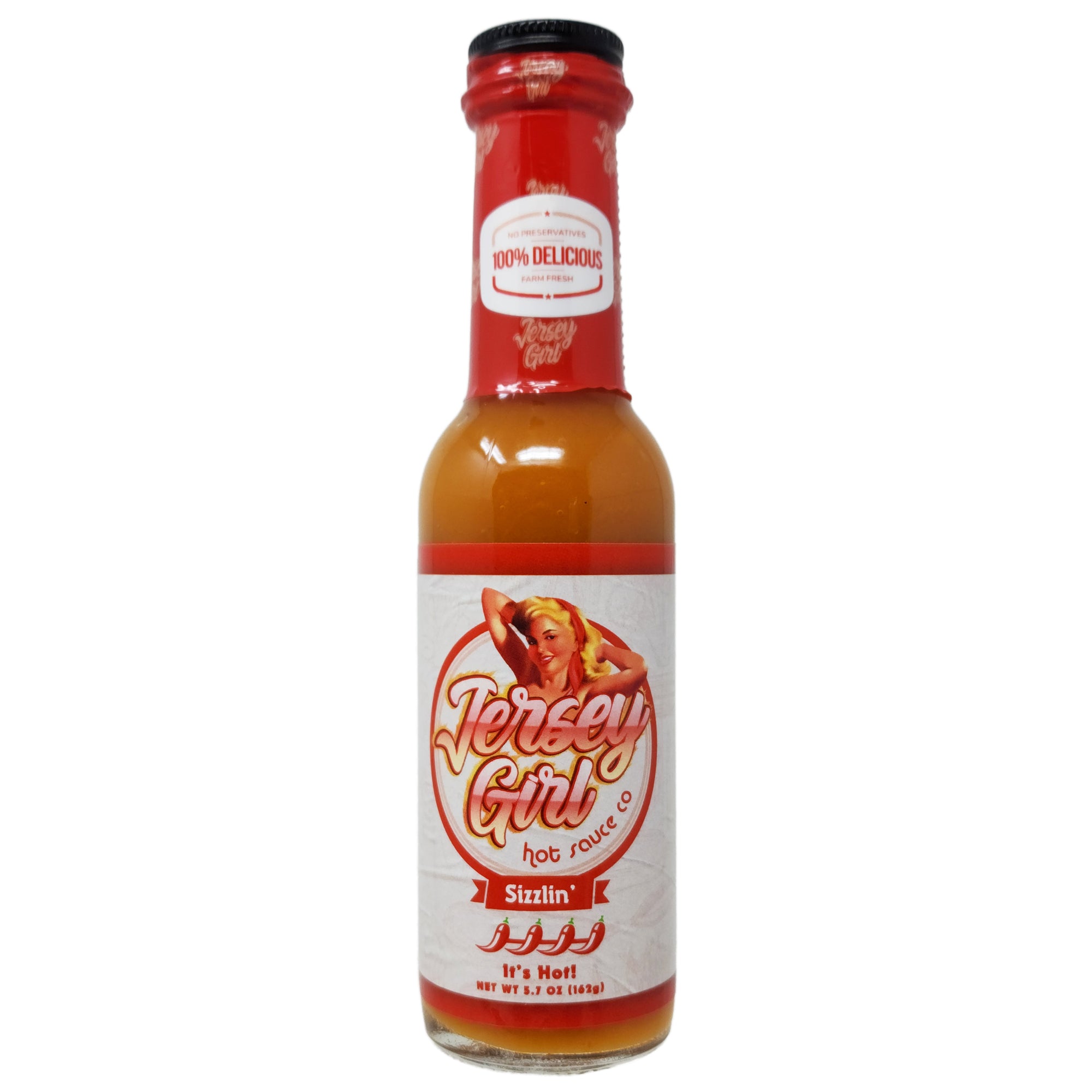 Jersey Girl Sizzlin' Hot Sauce - 5.7oz.