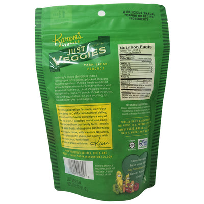 Just Veggies All Natural Resealable Bag-4 oz.