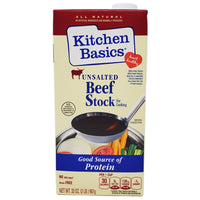 Kitchen Basics Unsalted Beef Flavor Stock-32 oz. - Healthy Heart Market